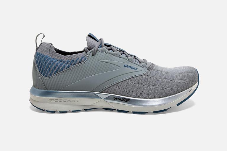 Brooks Men's Ricochet 2 LE Road Running Shoes - Grey (QOWF48631)